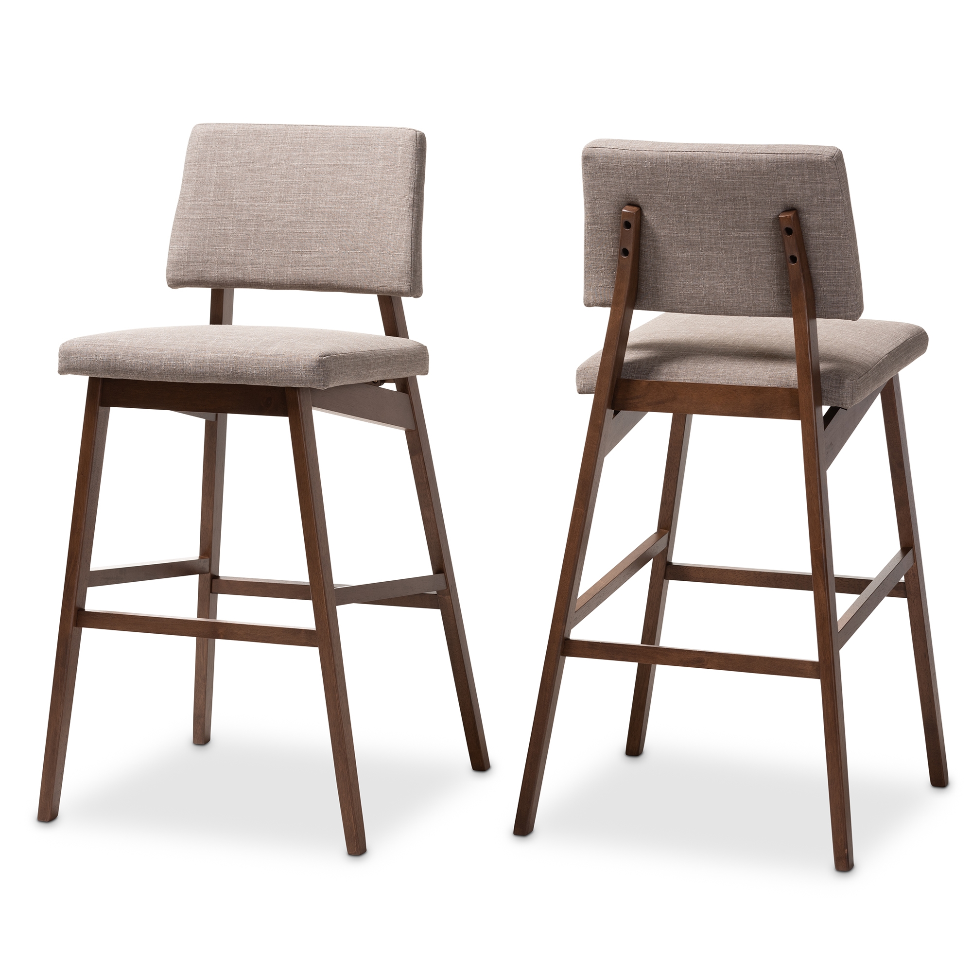 Wooden upholstered bar online stools